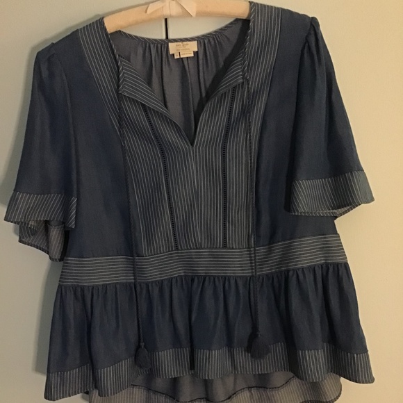 kate spade Tops - Kate Spade Denim Top